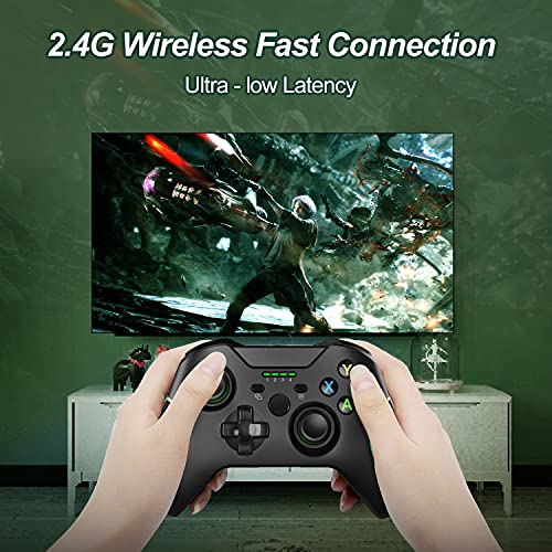 Wireless Controller For Xbox One, Pc Gamepad With 2.4Ghz Wireless Adapter Compatible With Xbox One/One S/One X/Windows 7/8/10 #TOP2
