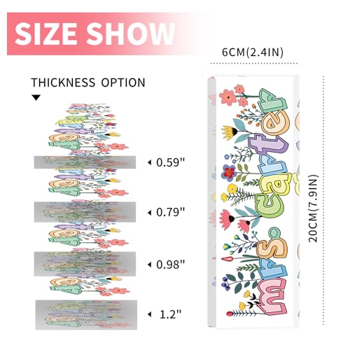 Image of Teacher Name Plate for Desk, Desk Name Plate Personalized, Office Decor for Women Men, Acrylic Desktop Accessories, Office Appreciation Gifts for Teacher Boss Social Workers Nurse Employee (Orchid)