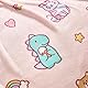 Catherine Lansfield Kids Forever Together Kuscheldecke, Fleece, 130 x 170 cm, Pastellfarben