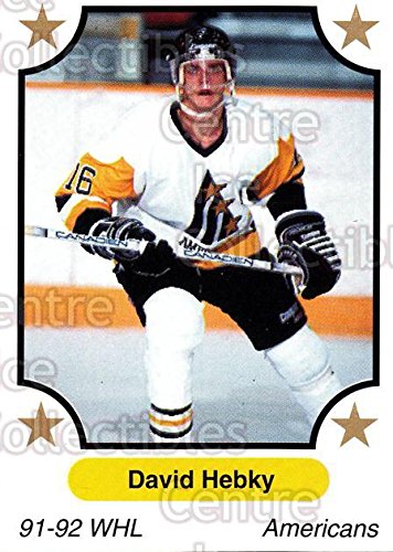 (CI) David Hebky Hockey Card 1991-92 7th Inning Sketch WHL (base) 56 David Hebky