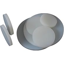 5pcs Milky Translucent Silicone Rubber Gasket Seals - Various Diameters & Thicknesses for Electronics, Hardware, and Crafts90mmx6mm