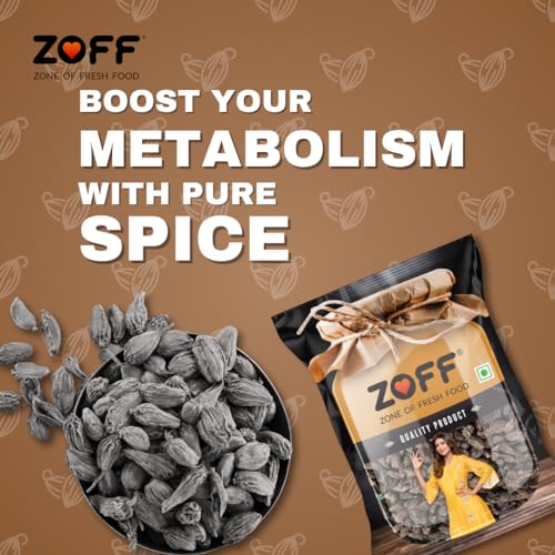 Image of Zoff Big Cardamom | Badi Elaichi | Net Weight 50 g