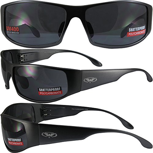 Global Vision BAD-ASS 1 Sport Motorcycle Sunglasses Gunmetal Smoke4