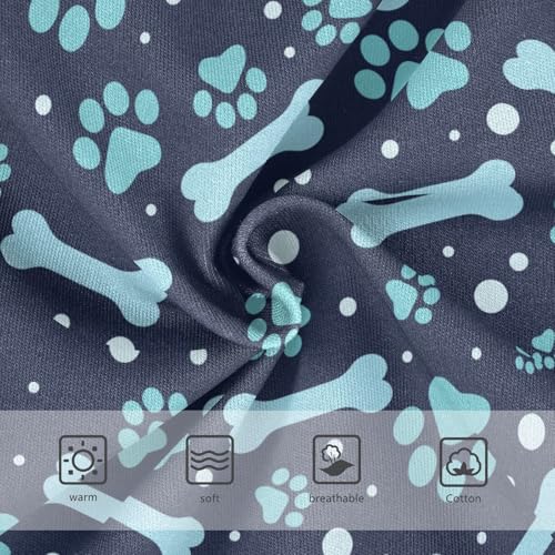 Girls Underwear Soft Cotton Paw Bone Print Kids Panties in Sizes 2/3t, 4t, 5t, 6 and 83