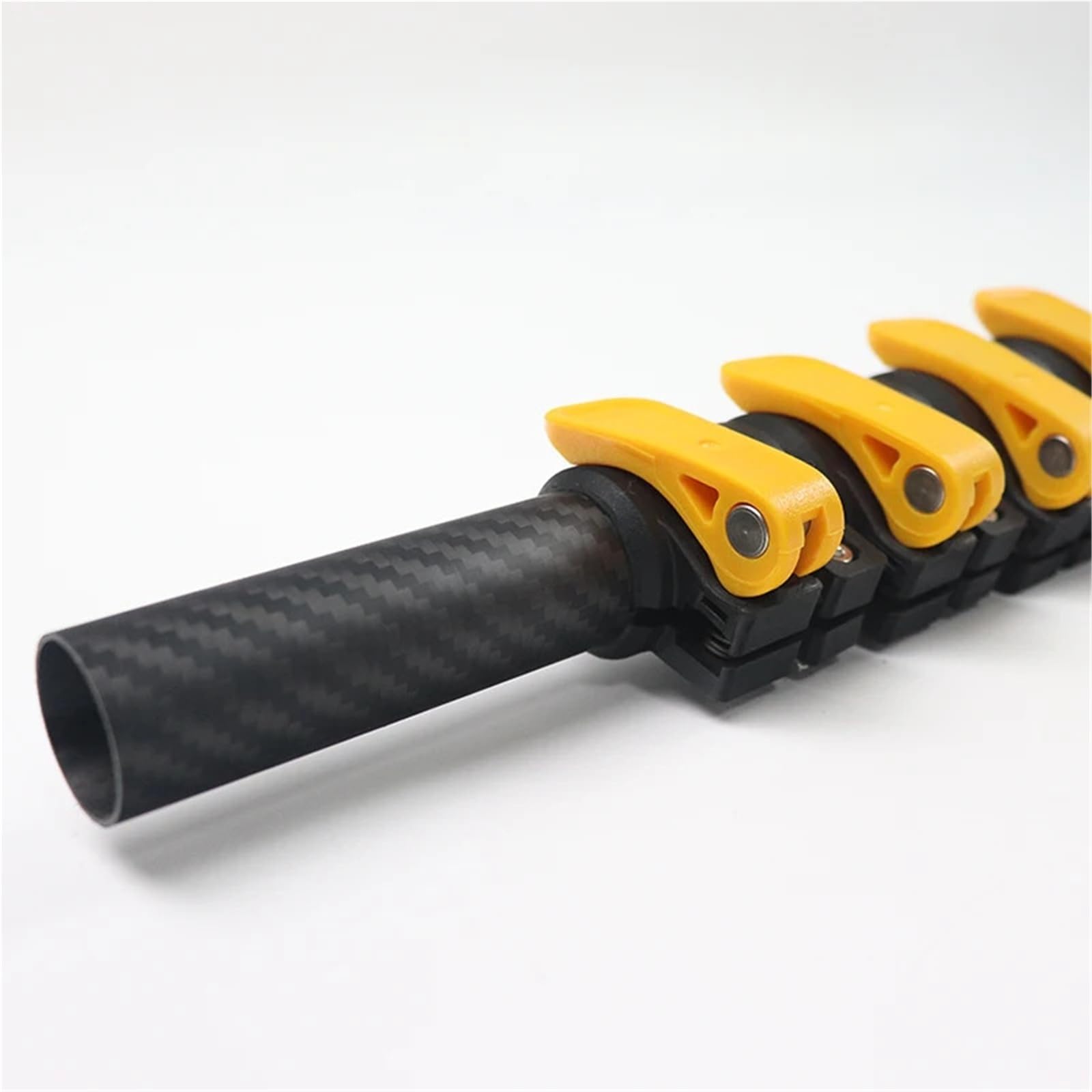 Perche Télescopique en Fibre De Carbone Robuste, Longue Poignée, Grande Portée, Extensible, for Le Nettoyage Et La Peinture(15m Carbon Fiber)