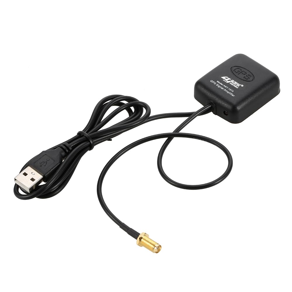 HUIOP Amplificador de Antena de señal GPS,Aumentador de presión del Amplificador de Antena de señal del GPS del Coche para la navegación del transmisor del Receptor de GPS del Coche