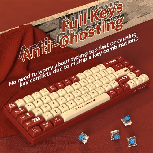 Clavier mécanique de précision AJAZZ AK680 avec isolation EVA et interrupteurs rouges - 4