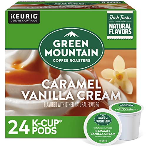 Green Mountain Coffee Roasters Caramel Vanilla Cream, Single-Serve Keurig...