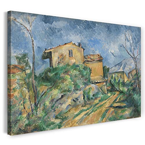 Toile Paul Cézanne La Maison Maria 100x70cm pour raviver un mur blanc sans relief