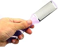 Vista 5 de ROSENICE Rascador de pie de pedicura de doble cara de acero inoxidable 2 piezas (color al azar)