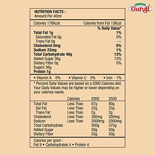 Image of Jai Guruji Butterscotch Dry Fruit Syrup Sharbat, Instant Refreshing Drink For Summer (Mix with milk Only) - 750ml
