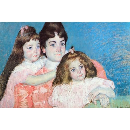 Poster Cassatt Madame A.F. Aude de 76x101cm idéal déco chambre