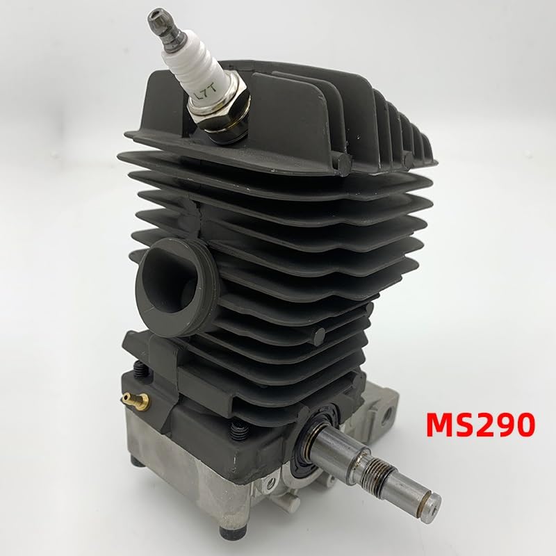 Części ogrodowe 46mm i 49mm tłok cylindra zestaw podstawy wału korbowego silnika pasuje do Stihl MS390 MS290 MS310 039 029 części silnika piły łańcuchowej Części ogrodowe (Color : MS310 47mm)