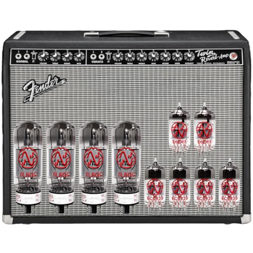 RUBY TUBES for a Fender Twin Reverb Tube Kit