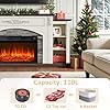 80" Electric Fireplace with Mantel, Fireplace TV Stand for TVs Up to 90 Inch,30” Fire Place Insert Heater for Living Room,Farmhouse Entertainment Center with Storage for Bedroom #5