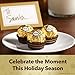 Ferrero Rocher, 12 Count, Premium Gourmet Milk Chocolate Hazelnut, Luxury Chocolate Holiday Gift, Individually Wrapped, 5.3 Oz