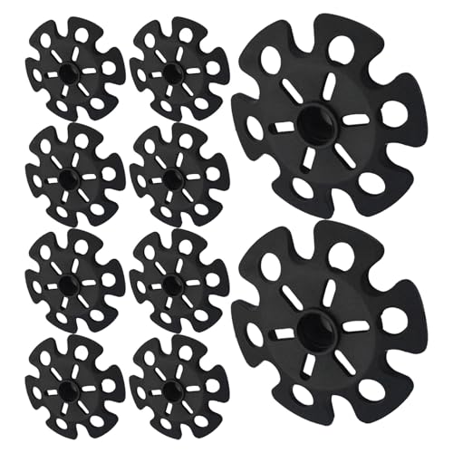 Cestas de nieve para bastones de trekking TOYANDONA con protectores de punta de goma kit de 15 piezas