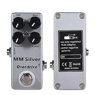 Sasuori Pédale d’Effet Guitare argent pédale deffet Overdrive de guitare électrique Full Metal Shell True Bypass - Les Beatles, Paul McCartney, John Lennon, RIngo Starr, George Harrison Sasuori Pédale d’Effet Guitare argent pédale deffet Overdrive de guitare électrique Full Metal Shell True Bypass – Image 3