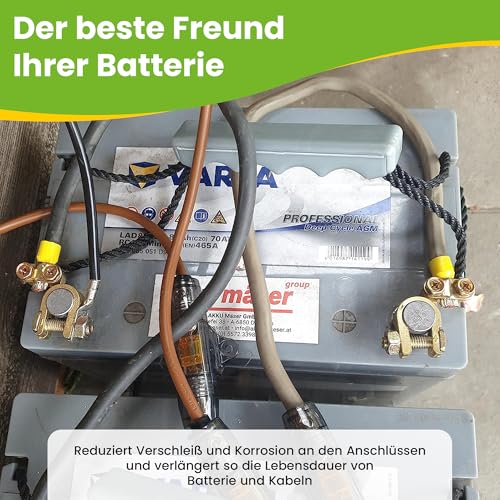 10er Set Offgridtec® Batteriepolklemmen Set Plus und Minus für Autobatterie Batterieanschlussklemmen