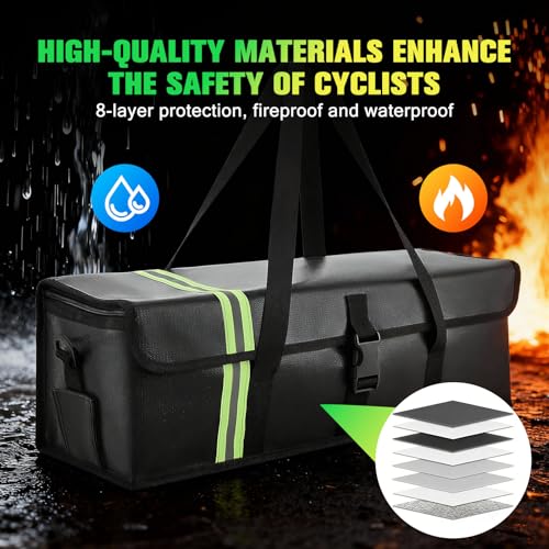 Bolsa para batería de polímero de litio de EBike ignífuga y a prueba de explosiones 4