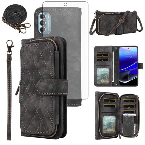 Pochette téléphone Motorola Moto G Stylus 5G 2022 zippée pour femme active en ville