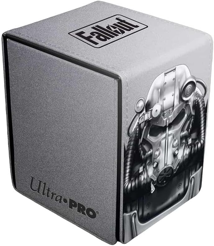 UltraPro Alcove Flip Deck Box Fallout Brother of Steel Trading Gaming card merchandise storage protection Deck box collection organizer accessories