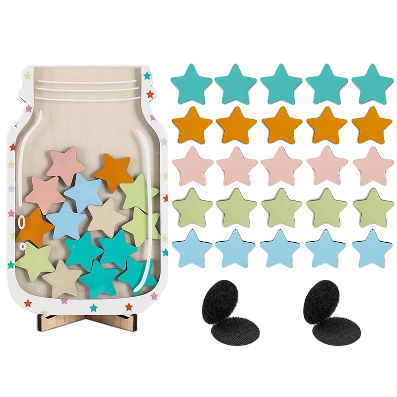 Tarro Magnético Super Star Rewards - Herramientas De Gestión De Comportamiento En El Aula Sistema De Recompensas Para Aula Tabla De Comportamiento
