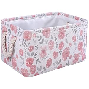 Rectangular Storage Basket Collapsible Organizer Bin Waterproof Toy Box for Organizing Home/Dorm/Kitchen/Pet/Office/Closet/Shelf/Gift Baskets