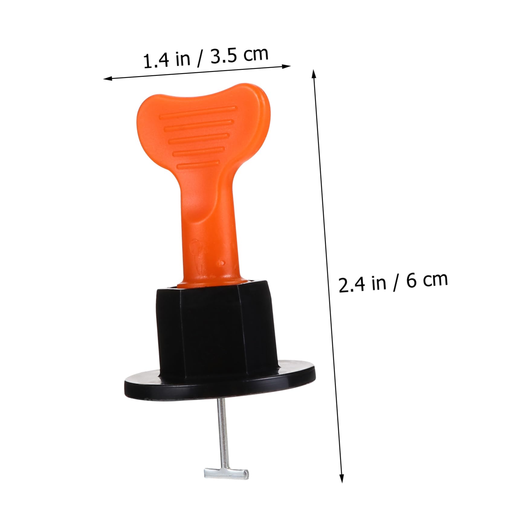 NUOBESTY Système de Nivellement de Carrelage Réutilisable Plastique, Cales D'espacement 100 Pièces Aiguilles Interchangeables, Outils de Bricolage pour Pose Murale et Sol, Kit 2 Packs