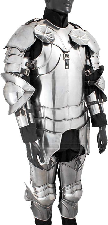 NauticalMart Medieval Knight Armor | Wearable Crusader Suit of Armor | 18 Gauge Steel | Full Suit of Armour with Crusader Helmet | For Reenactments & Role-Playing - Image 8