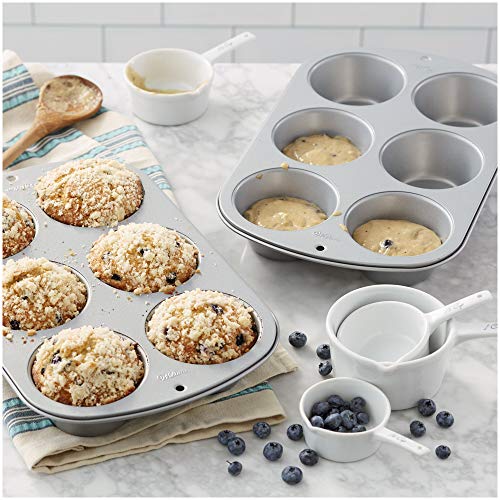Wilton Recipe Right Non-Stick 6 Cup Jumbo Muffin Pan, 2 Count (Pack Of 1) #TOP2