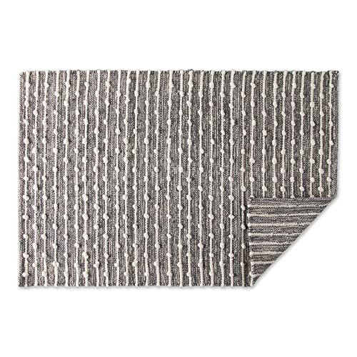 Dii Slub Rug Collection Recycled Cotton Loop, 2X3', Mineral Gray #TOP1