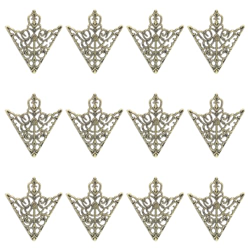Sertay 12 Pièces Chemise Pins Clip, Broche Boucle Triangle, Clip Col Chemise, Broches Accessoires Palace Retro, Adapté pour la Saint Valentin, Fête des...