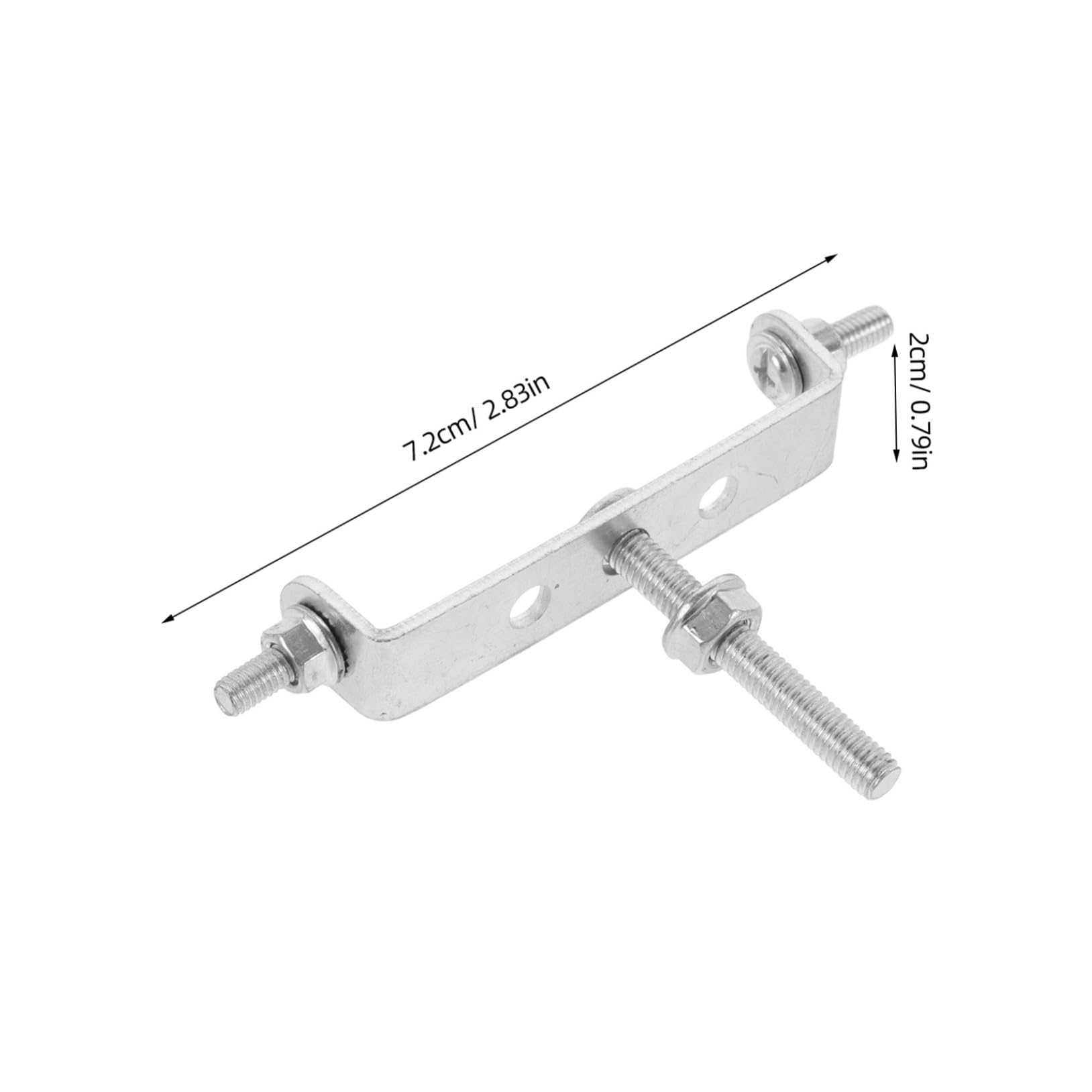 Luxshiny 1 Set Bicycle Cargo Rack Adapter Durable Shaped Connectors for Rear Mounting Versatile Bracket Kit for Road and Mountain Bikes Space Saving for Capacity