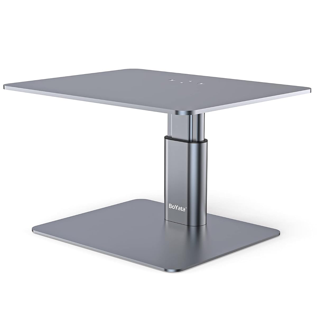 BoYata Monitor Stand, Adjustable Monitor Riser Metal Computer Stand Compatible