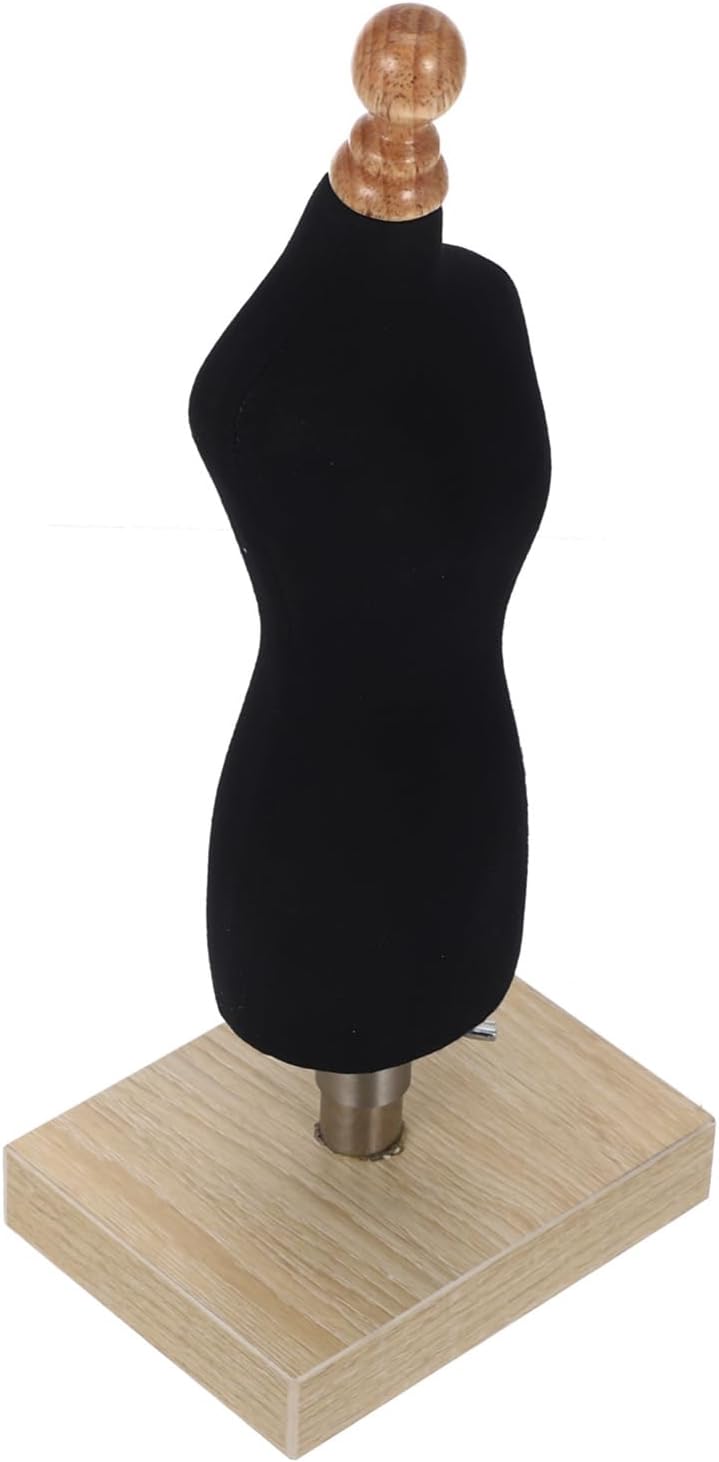 Angoily 2pcs Doll Dress Mannequin Model Stand for Clothing Display Miniature Design Teaching Tool for Crafting and Boys and Girls Creative Play Includes Base for Stability