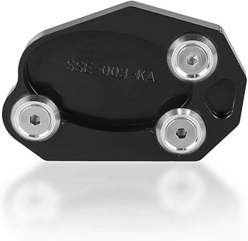 Miniatura 9 de CNC aluminio for Kawasaki Z900 Z900RS 2017-2023 Motorcycle Side Stand Enlarger Sled Sidestand Kickstand Foot Pad (Color  Z900 Logo)