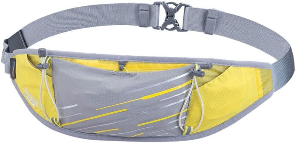 Running Belt for Women Men - Money Belt and Running Fanny Pack Hiking Fanny Pack Holder for Cell Phone Money and Keys - Adjustable Belt Pouch fits Most Phone (B)