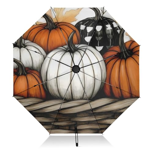 Parapluie automatique compact femme protection solaire et pluie 46 pouces