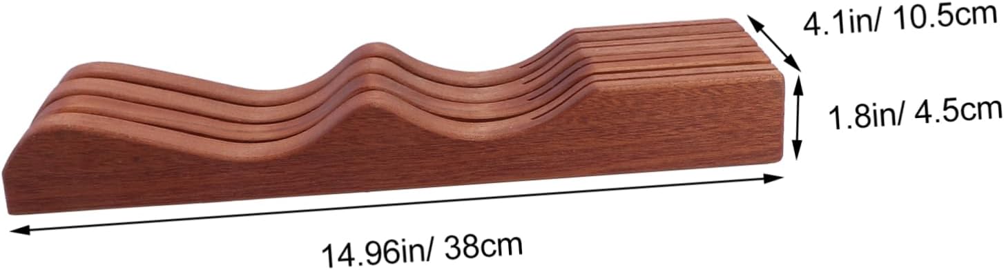 Garneck 1pc Vintage Dark Kitchen Cutter Rack Space-saving Home Utensil Holder for Easy Access and Stylish Storage