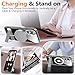 xiwxi for iPhone 17 Case with Kickstand,[Compatible with Magsafe][1*Screen Protector],Military-Grade Protection & Anti-Yellowing,Magnetic Phone Case for iPhone 17,Clear