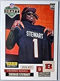 2025 Panini Instant Shemar Stewart RC #NFLDN-17 - ‘25 NFL Draft Night -Pick #17 -Bengals Rookie Football Trading Card- Cincinnati - Each Card Stamped 1 of 738 on back. Shipped in Protective Screwdown Holder!