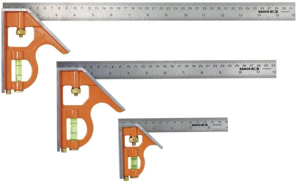 Bahco CS400 Combination Square 400mm | Professional Combination Square