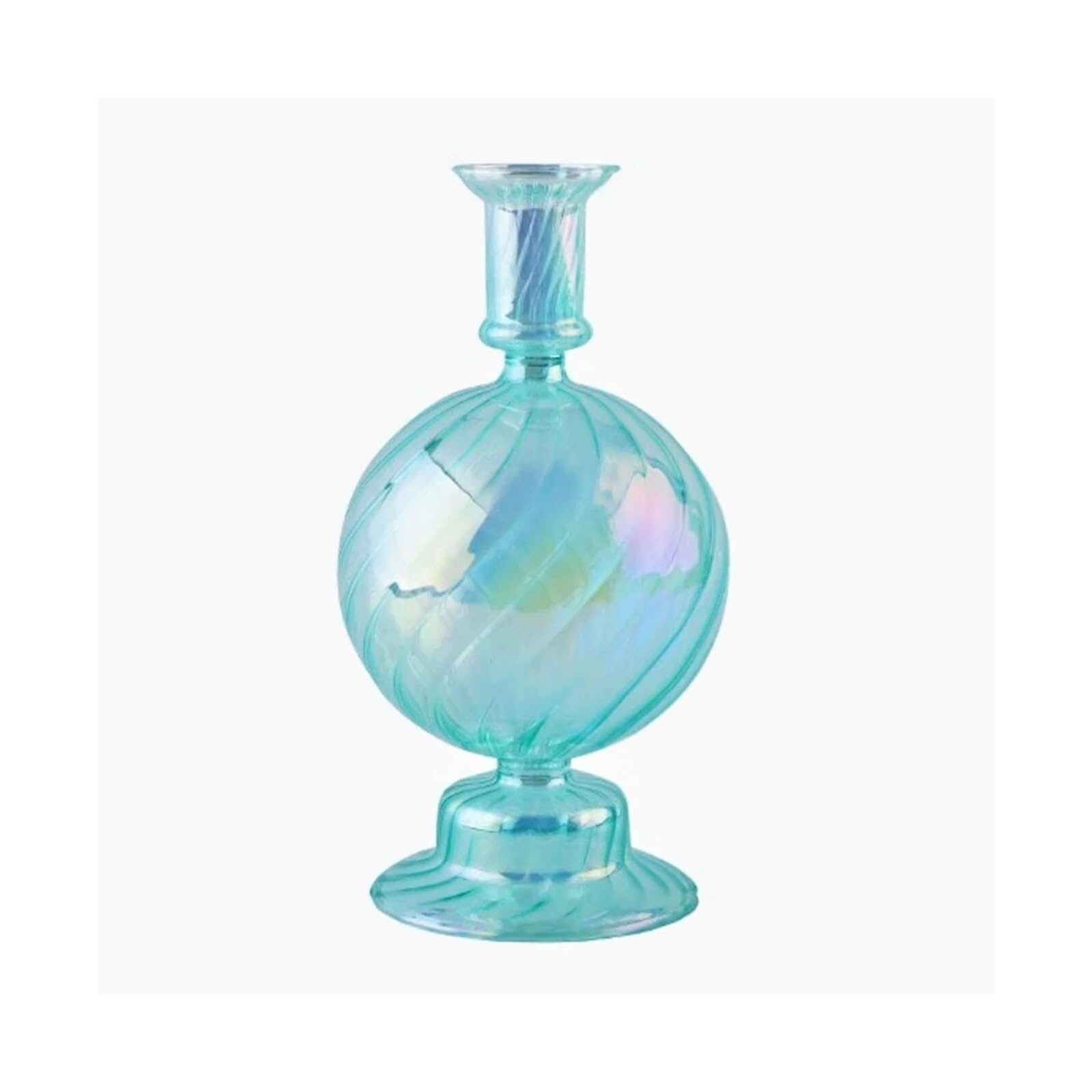 Candle Holders Retro Candlesticks Taper Candle Holders Tall Decoration Party Glass Vase Home Decor Wedding(Color D,STYLE2)