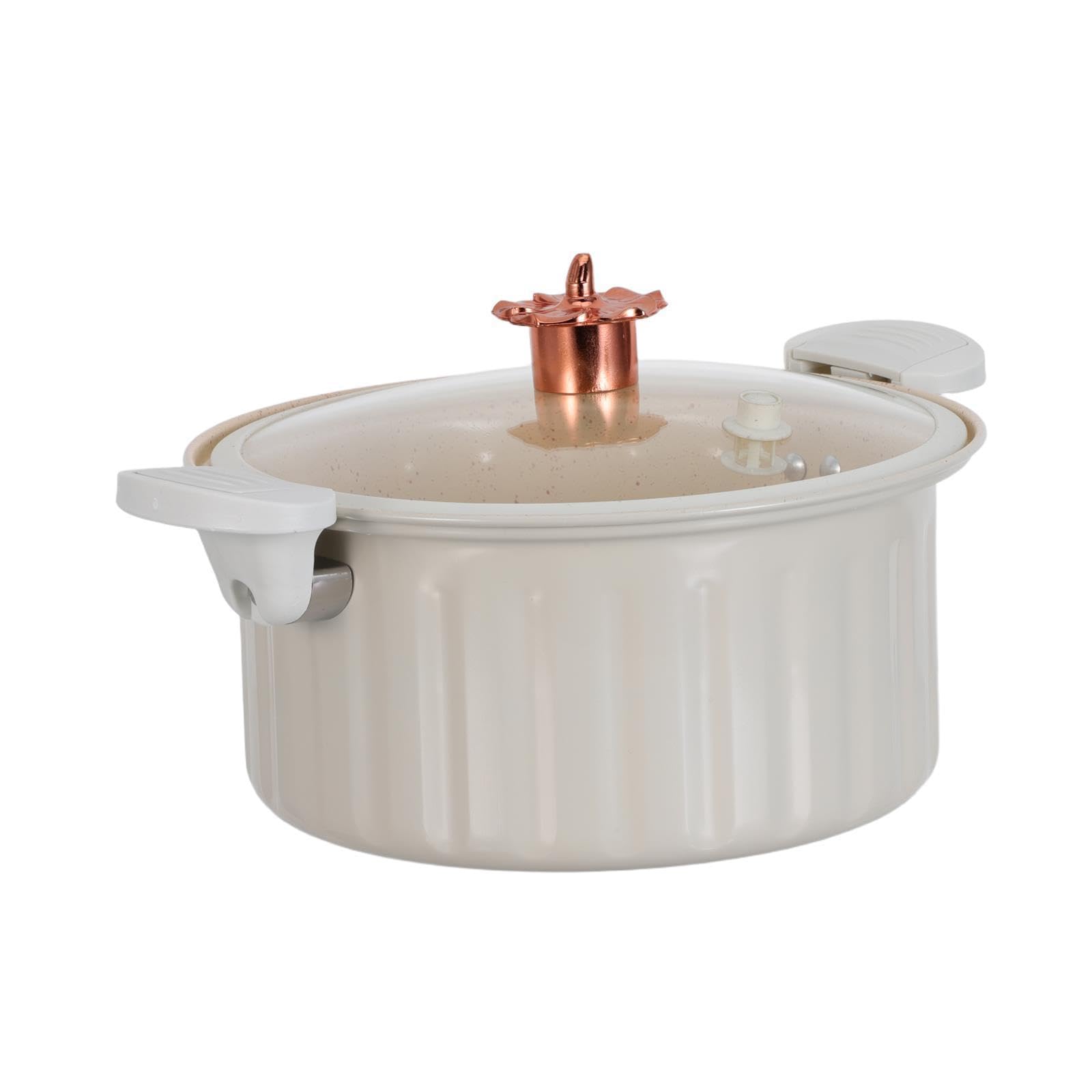 Autocuiseur 8l blanc faitout cuisson rapide et marmite à soupe