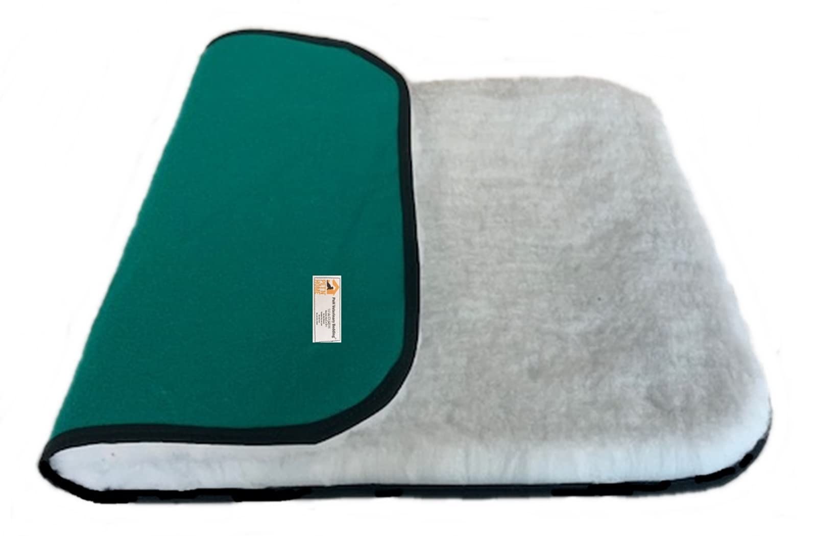 PnH Veterinary Bedding®- CLASSIC RANGE Binded for Extra Strength & Durability, GREY or WHITE Vet Bedding Pieces with a Professional Look. MANY SIZES (100cm x 75cm, WHITE)