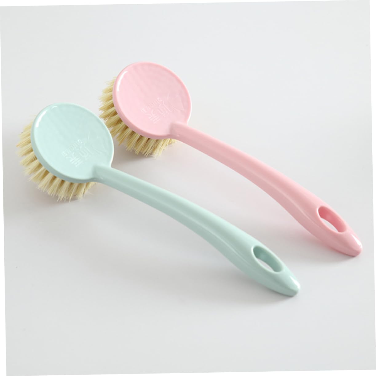 Healvian 6piezas Cepillos De Limpieza De Cocina Mango Herramienta para Fregar Platos para Ollas y Sartenes Rojo y Verde