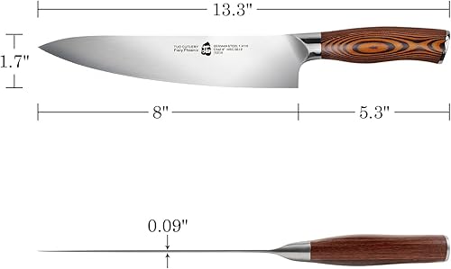 Miniatura 7 de TUO Cuchillos de cocina de chef