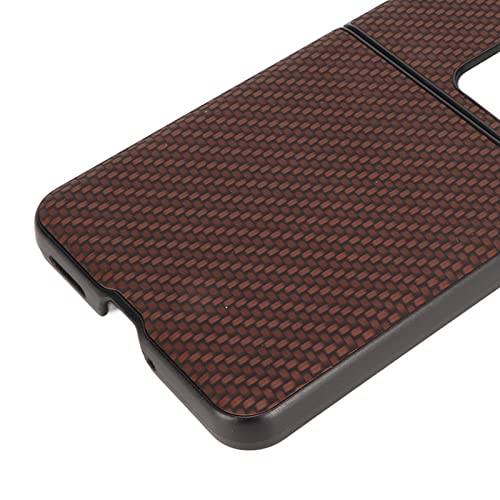 Rankomu Oppo Find N2 Flip kolfiber telefonfodral - Brun skyddsskal