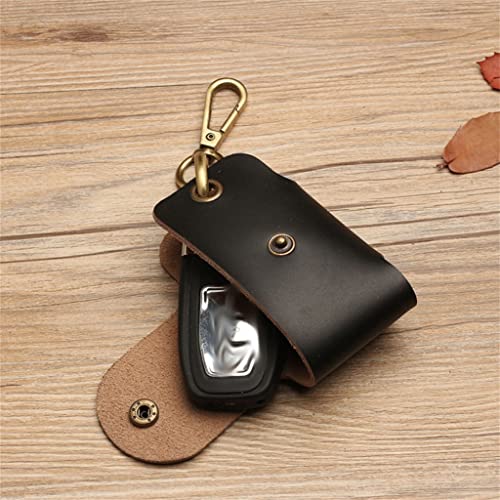 Sac à clés rétro en cuir véritable de qualité supérieure pour homme